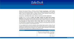 Desktop Screenshot of edutech.net.in