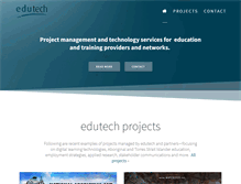 Tablet Screenshot of edutech.com.au